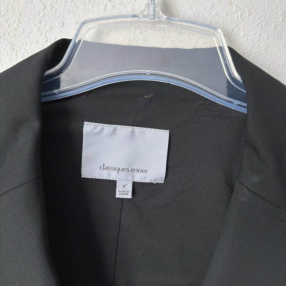 Classiques Entier Black Button Front Business Bla… - image 2
